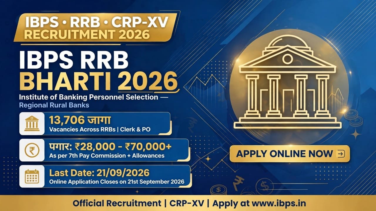 IBPS RRB CRP-XV Bharti 2026