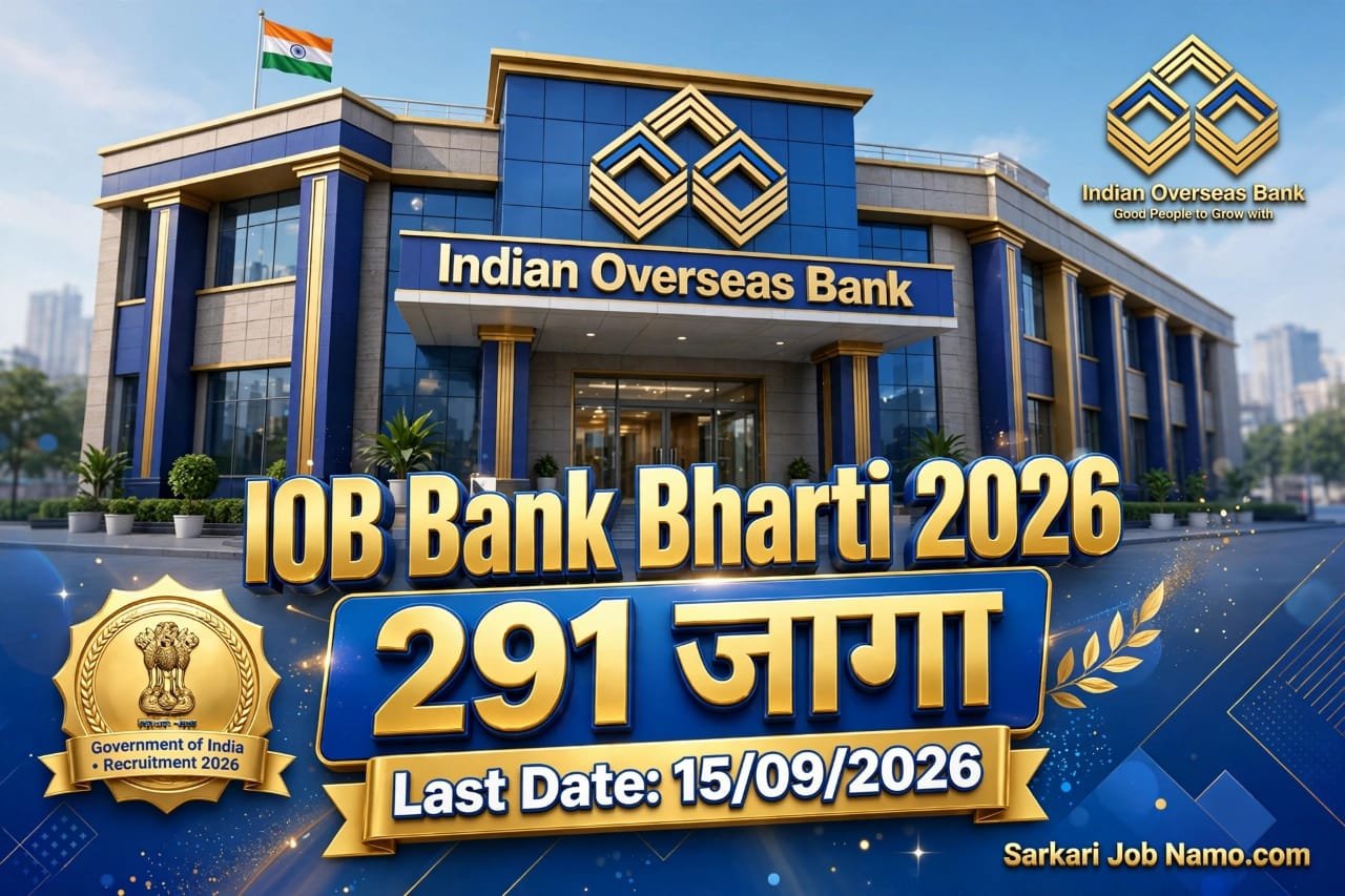 IOB Bank Bharti 2026 291 Jaga Manager PostsTitle: IOB Bank Rec