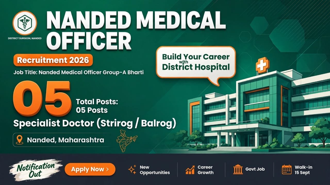 Nanded Specialist Doctor Bharti 2026